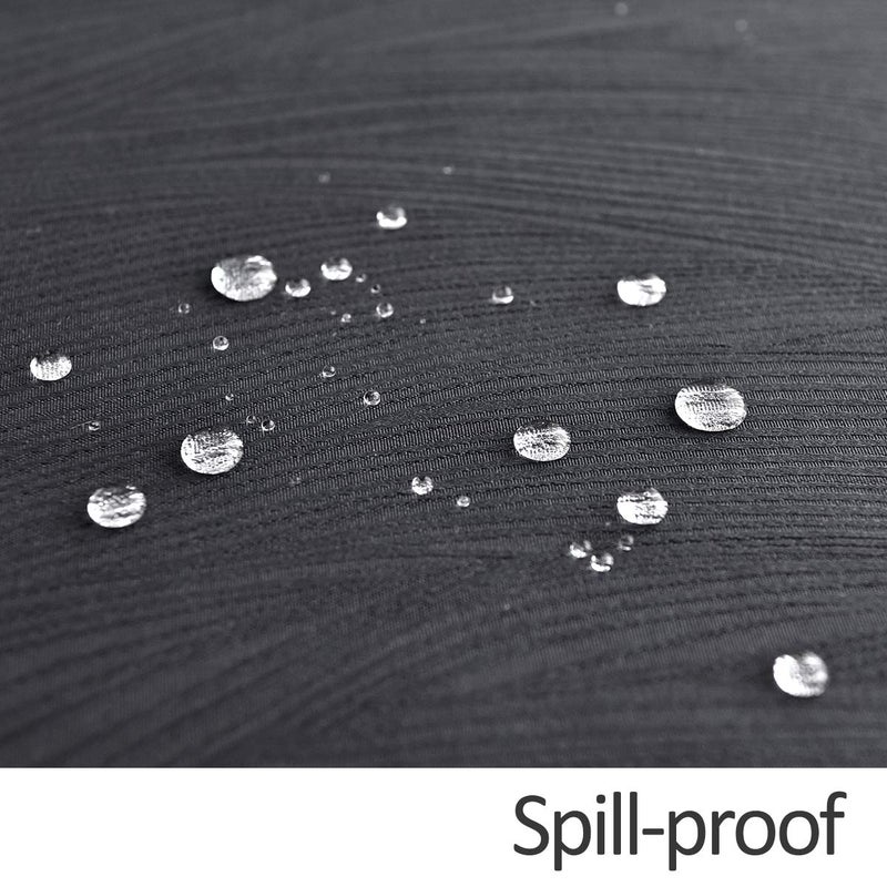 maxmill Jacquard Table Cloth Swirl Pattern Spillproof Wrinkle Resistant Heavy Weight Soft Tablecloth for Kitchen Dinning Tabletop Decoration Outdoor Picnic Rectangle 52 x 70 Inch Charcoal - Image 5